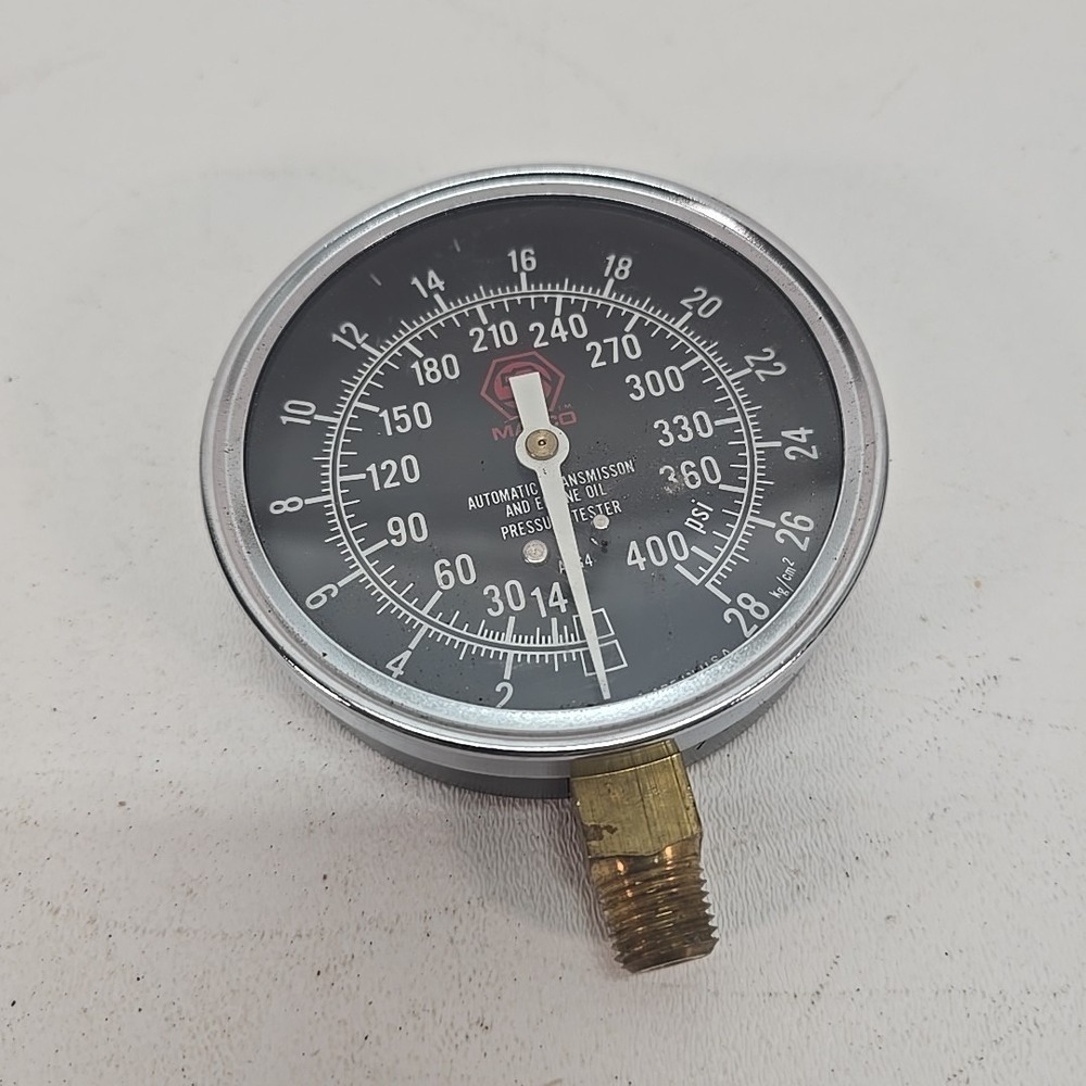 Matco Tools ATG4 Automatic Transmission Engine Oil‎ Pressure Tester Gauge Only
